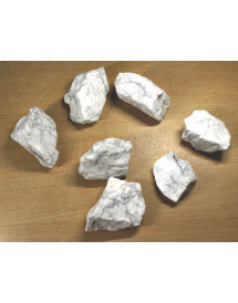Howlite blanche brut