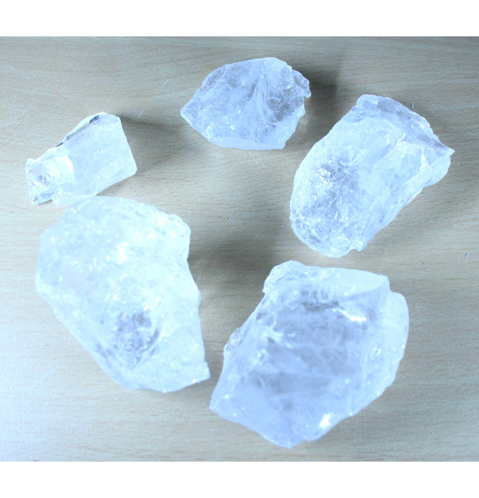 Cristal de roche brute  PIERRE ET MINÉRAUX - My roller stone