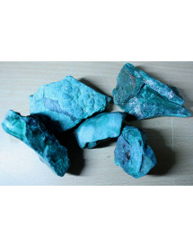 Malachite du Congo brut