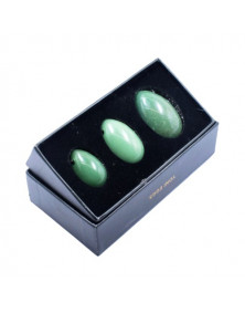 Coffret oeufs de Yoni en Aventurine