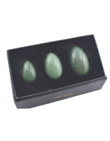 Coffret oeufs de Yoni en Aventurine