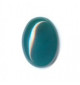 Agate verte 7 x 5 mm