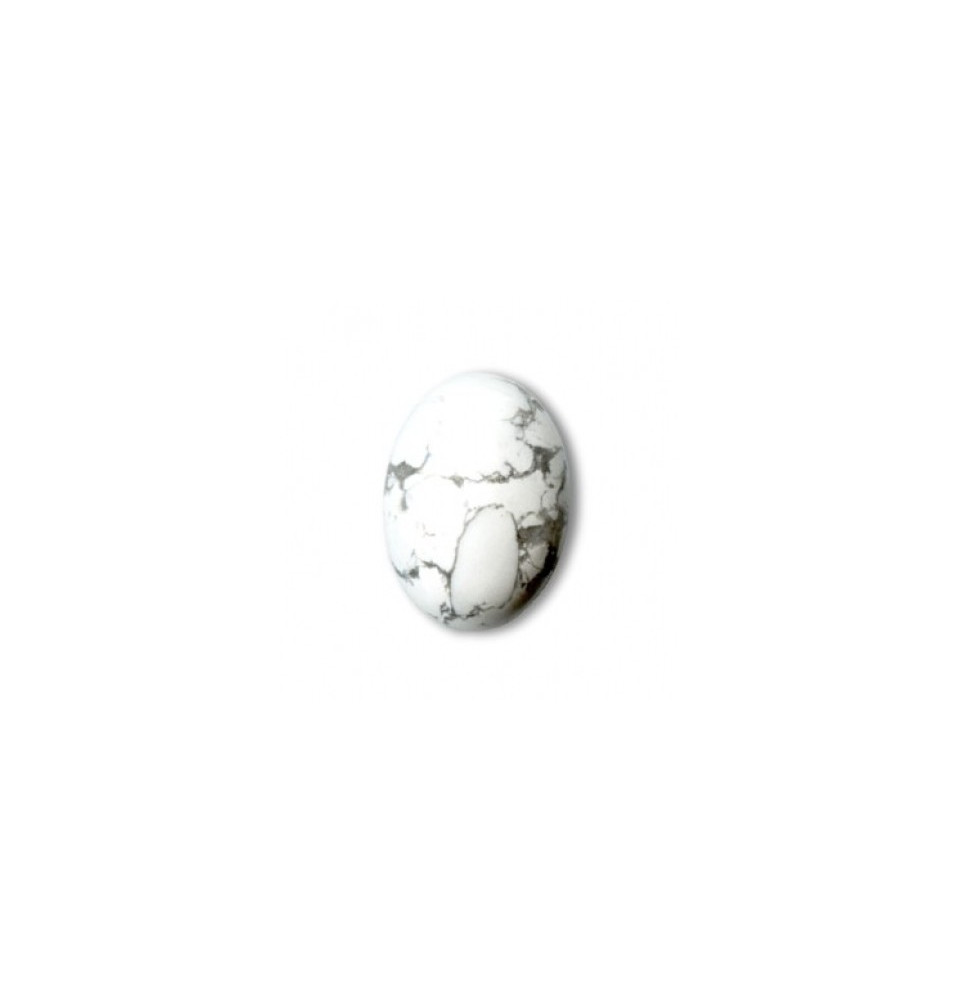 Howlite 6 x 4 mm