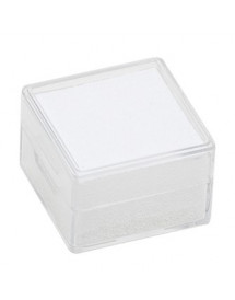 Boite carrée avec mousse blanche 25x25x13 mm 