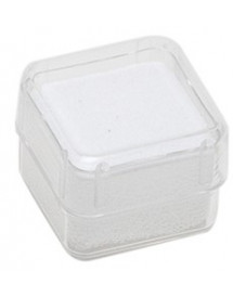 Boite carrée avec mousse blanche (19x19x14 mm) 
