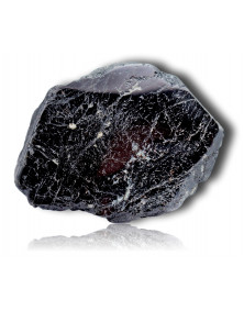 Tranche de tourmaline noire