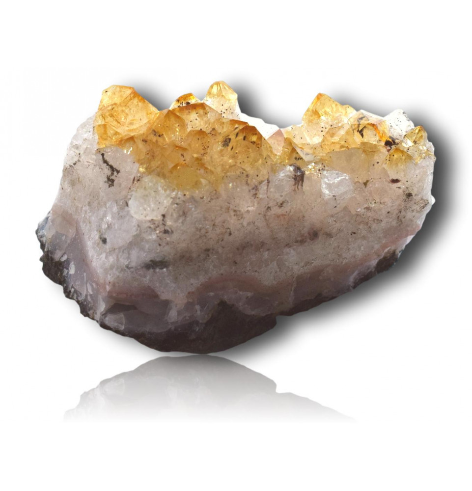 Quartz citrine ( améthyste chauffée )