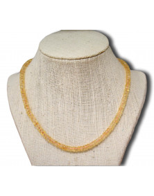 Collier en Citrine naturelle