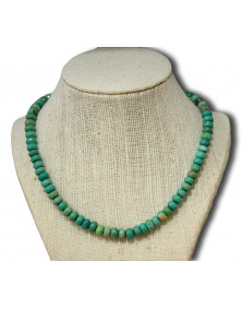 Collier en Chrysoprase verte