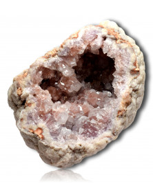 Geode quartz rose