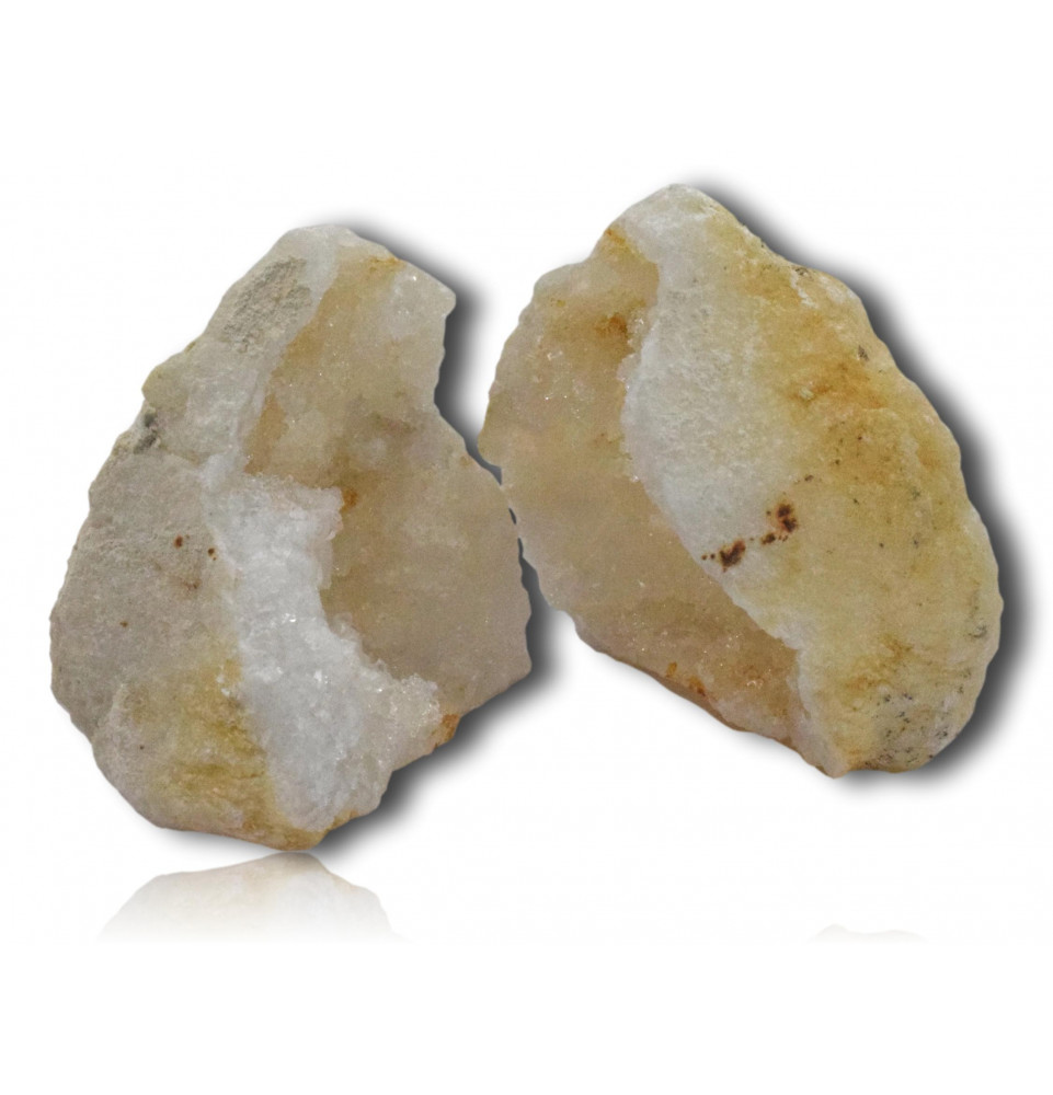 Géode de quartz du Maroc