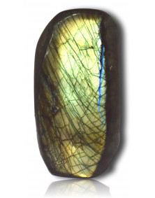 Bloc poli de labradorite