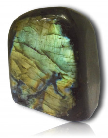 Bloc poli de labradorite