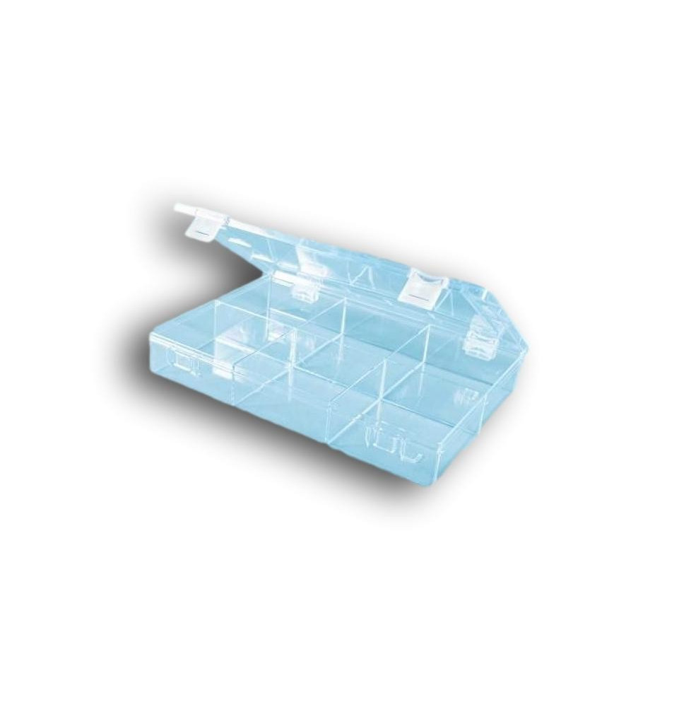 Boite transparente 6 cases