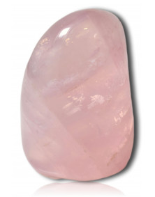 Bloc poli de quartz rose