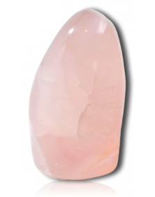 Bloc poli de quartz rose