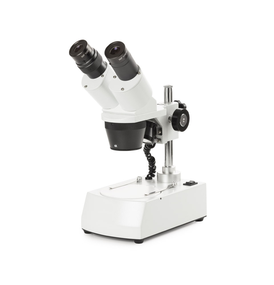 Microscope NOVEX AP8, tête inclinée 45° avec éclairage LED, grossissements 20x e