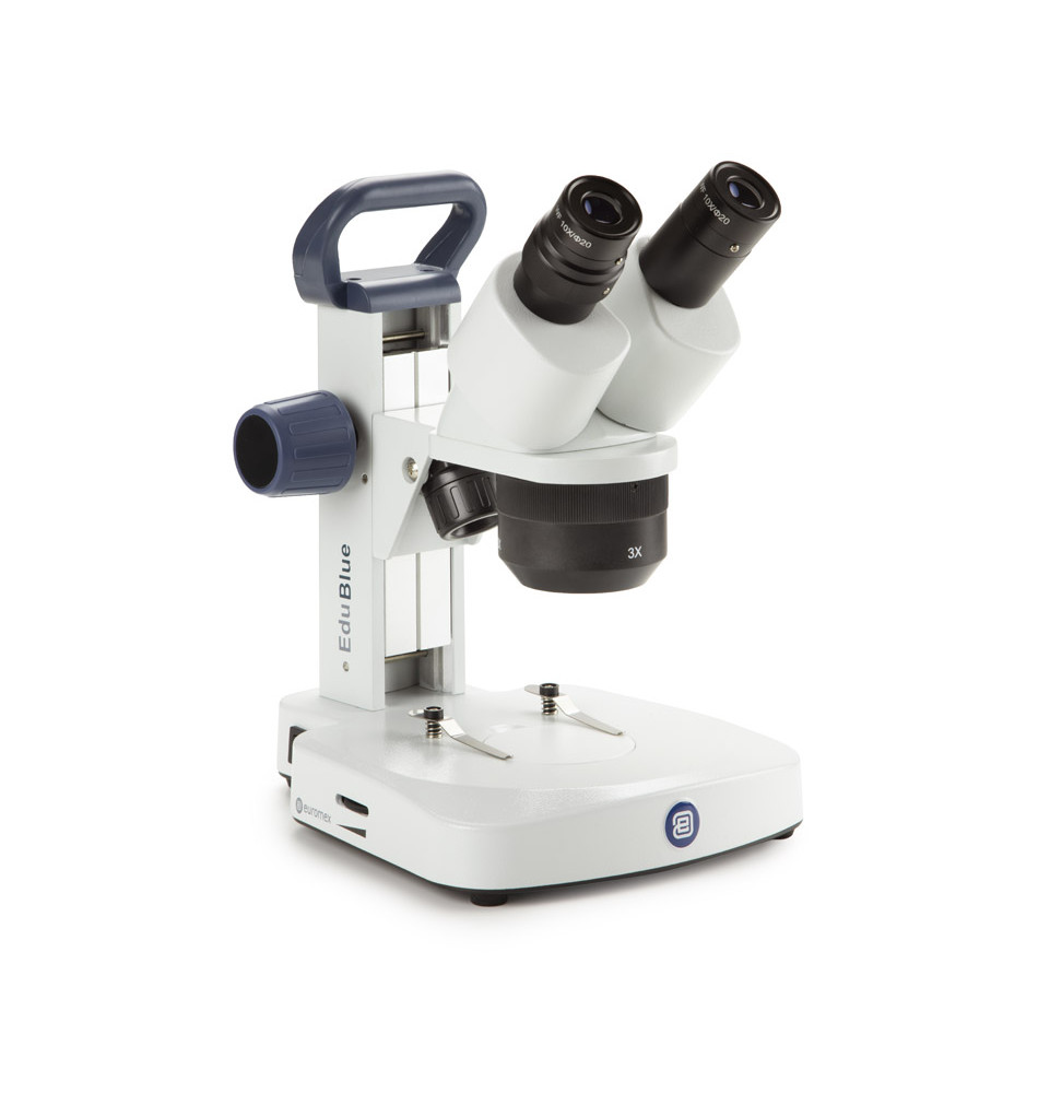 Microscope EDUBLUE crémaillère 1x/2x/3x sans fil