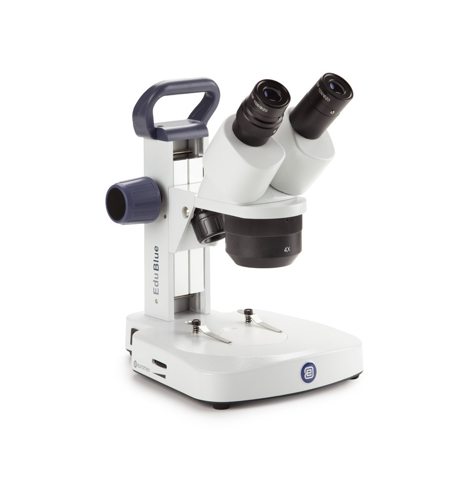 Microscope EDUBLUE 1x/2x/4x crémaillère sans fil