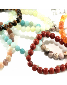 Ensemble de 25 bracelets en pierres naturelles