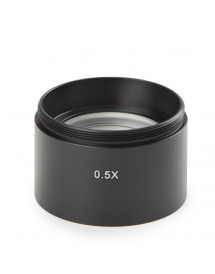 Objectif auxiliaire 0.5x pour  microscope zoom