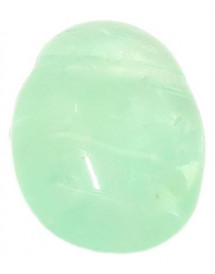 Pendentif Fluorite verte sur lacet