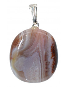 Pendentif Agate rubanée