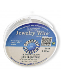 Fil acier bijouterie 19 brins 0.45 mm