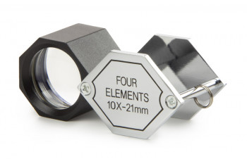 Loupe pliante triplet pour bijoutier, grossissement x10 