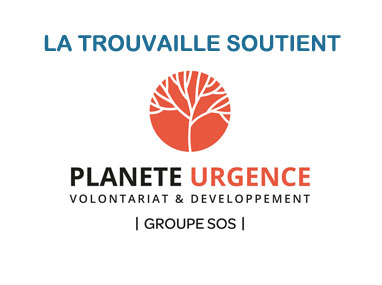 LA TROUVAILLE soutient Panète Urgence